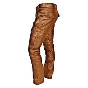 Pantalón de Cuero de Alta Calidad, Corte Ajustado, Diseño Personalizado, Moderno y Transpirable, Pantalón de Cuero para Hombre con Servicio Personalizado - Product Image 5