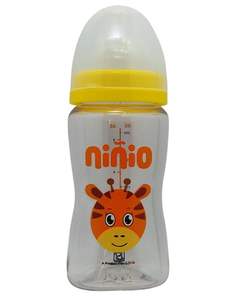 Biberón de 250 ml de la Mejor Calidad, Libre de BPA, Antiderrames, Anticólicos, con Tetina de Silicona de Grado Alimenticio, Fácil de Limpiar, para Recién Nacidos - Product Image 1