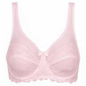 Nuevo Sujetador Deportivo Premium Sexy con Encaje Tejido y Aros para Mujer, Copa 3/4, Delgado, Cómodo y Transpirable, Cierre Trasero Sólido - Product Image 1