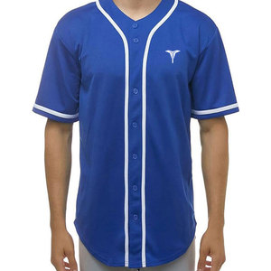 Maillot de baseball confortable et léger en polyester respirant, designs personnalisés, prix raisonnable, vêtements de sport en vente en ligne - Product Image 1