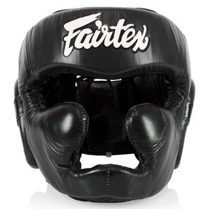 Protector de Cabeza de Boxeo Fairtex Hecho a Medida en Fábrica, Casco de MMA y Muay Thai, 100% Cuero Original, Cierre de Hebilla 7 - Product Image 5