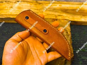 Funda de Cuero Premium Hecha a Mano para Cuchillo, OEM Personalizada, para Hoja Fija, Ligera, Duradera, de Piel de Vaca, para Camping y Caza, al por Mayor - Product Image 6