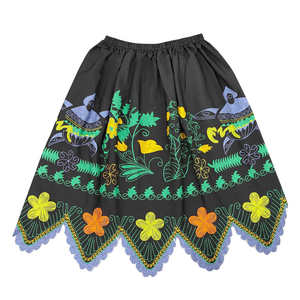 Jupe Hawaïenne Respirante et Douce, Fabriquée au Pakistan, à Imprimé Africain, Broderie Traditionnelle, Dernier Design, Vêtement Insulaire - Product Image 4