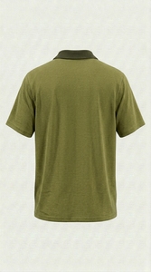 เสื้อโปโลผ้าโพลีเอสเตอร์ถักเนื้อแน่นสำหรับผู้ชาย สกรีนโลโก้ได้ แขนสั้น ระบายอากาศ แห้งเร็ว เหมาะสำหรับใส่ทำงานลำลอง ชุดยูนิฟอร์มกอล์ฟ รับผลิตแบบ OEM - Product Image 3