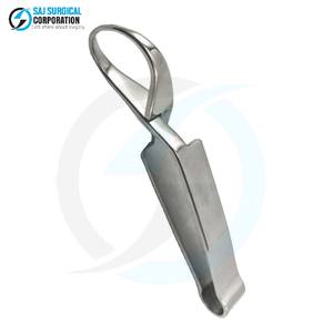 Pince à serviette chirurgicale manuelle Jones en acier inoxydable, certifiée CE, haute qualité pour un drapage sécurisé en salle d'opération - Product Image 1