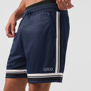 <b>Men's</b> <b>Black</b> <b>Tie</b>-Dye Front Logo Print Elastic Waist Breathable Quick Dry Polyester Sublimation Printed Casual Sport Shorts - Product Image 2