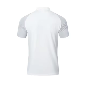 Camiseta Polo para Hombre, 100% Poliéster, Diseño Sólido, para Fitness, Golf, Tenis, Entrenamiento, Diseño Tejido en Dos Colores - Product Image 1