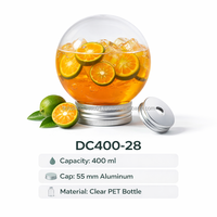 Bouteille PET transparente légère de 500 ml DC500-33 pour jus et boissons