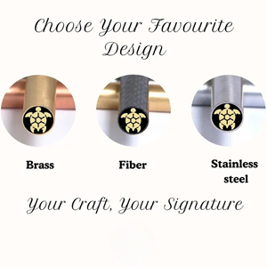 Custom Brass Mosaic Pin Turtle Pattern Industrial Grade Knife DIY Supplies Custom Logo OEM ODM Bulk High Quality 3-Year Warranty - Product Image 4