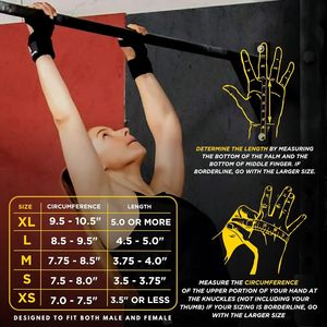 Half <b>Finger</b> Unisex Gym Gloves Neoprene Full Palm Protection Breathable Adjustable Wrist <b>Strap</b> Weight Lifting Workout Fitness - Product Image 6