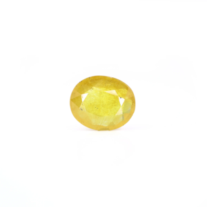 Premium 5.85 Carat Oval Cut Yellow Sapphire Loose Gemstone for Fine Jewelry - Product Image 1