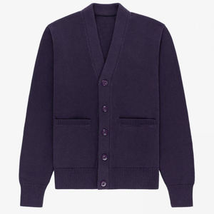 Vente en gros de pulls à col en V de haute qualité avec logos personnalisés pour les sororités/fraternités/écoles/collèges/universités, cardigans avec logos - Product Image 4