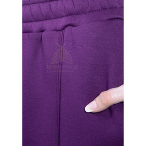 Pantalon de jogging ample pour femme de haute qualité, coupe large, style automne, vêtements de sport, tenues amples pour l'hiver avec strass - Product Image 4