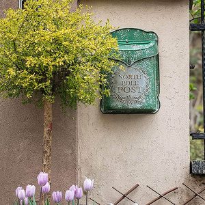 Boîte aux lettres métallique résidentielle et professionnelle avec conception antirouille durable pour application postale, taille et couleur personnalisables, utilisation en gros - Product Image 5