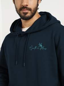 เสื้อฮู้ดไหมพรมบุซับในทรงโอเวอร์ไซส์สำหรับผู้ชายรุ่นใหม่ล่าสุด ไซส์พลัส สไตล์สตรีทแวร์สำหรับฤดูหนาว ดีไซน์โดดเด่น - Product Image 3