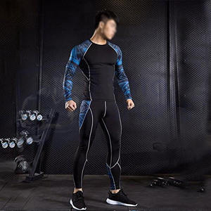 ชุดแรชการ์ดผู้ชายขายดี คุณภาพสูง ใส่สบาย แขนยาว เนื้อผ้านุ่ม ระบายอากาศได้ดี ทรงเข้ารูป น้ำหนักเบา ดีที่สุด - Product Image 6