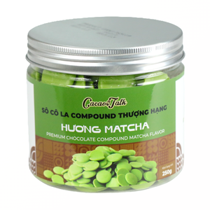 Wholesale Delicious Sweet HALAL Compound Chocolate OEM/ODM <b>Bakery</b> Biscuits Cookies Matcha Chocolate Button Cocoa 1KG Good Price - Product Image 1