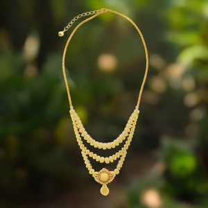 Conjunto de Collar Doble de Oro de Primera Calidad, Joyería Fina 11058758GL - Product Image 3