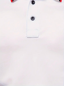 Polo de Golf de Manga Corta con Rayas Estilo Europeo y Americano para Hombre, Diseño Personalizado OEM, Verano - Product Image 6