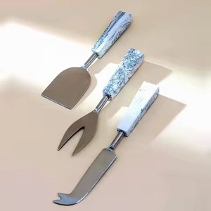 Luxury Style Stainless Steel <b>Cheese</b> <b>Knife</b> <b>Set</b> Elegant Cutting Tools Kitchen Dining Serving Accessories - Product Image 6