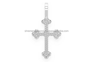 Christian Religious Fine Jewelry Trendy Hip hop 10K <b>Solid</b> <b>Gold</b> Moissanite Diamond <b>Pendant</b> Custom Bling iced Jesus Cross Necklace - Product Image 5