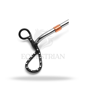 Bocado de caballo tipo Teardrop Shank Pivot Curb para equitación - Product Image 4