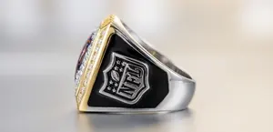 Anillo Clásico de Hip Hop para Mujer, Hecho a Mano, Chapado en Oro, Plata de Ley, Diseño Audaz con Piedra Moissanita, Regalo Perfecto para Ella - Product Image 2