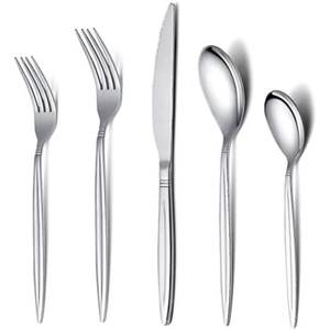 Luxury Stainless Steel Flatware <b>Set</b> With Mirror Polish Dishwasher Safe For Wedding And Home Use Handmade Flatware <b>Sets</b> - Product Image 2