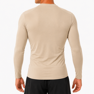 Custom Unisex Rash Guard Long Sleeve <b>Compression</b> <b>Shirt</b> Breathable Quick Dry UV Protection Eco-Friendly Gym Fitness Sportswear - Product Image 1