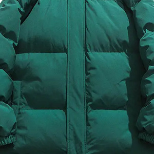 Hooded Puffer <b>Jacket</b> Premium Full Zip Quilted Coat Breathable <b>Warm</b> Outerwear Factory Wholesale Supplier Production - Product Image 5