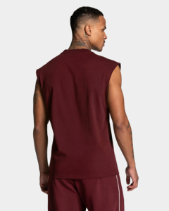 Débardeur Rétro Homme Été Sans Manches 100% Coton Couleur Unie Tricoté Épais Décontracté Sport Fitness Extérieur - Product Image 6