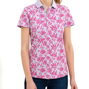 OEM ODM <b>Ladies</b> Stylish <b>Polo</b> Tee Lightweight Summer Collection Women Trendy Stripe <b>Polo</b> Shirt Fashion Knitwear Design - Product Image 4