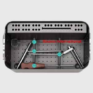 BISONS - Juego de Instrumentos Quirúrgicos de Acero Inoxidable con Certificación CE, de Alta Calidad, con Tornillo Canulado Manual de 6.5 mm - Product Image 2