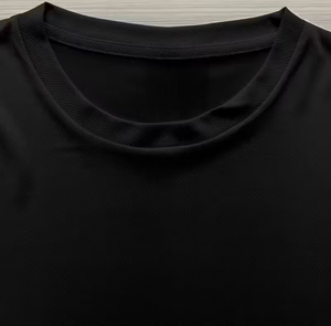 Custom Breathable Athletic Set T-Shirt Long Pants Personalized Casual Men's Contrast Color Topstitch Summer Knitted ODM - Product Image 4