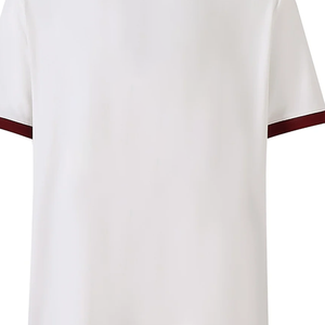 T-shirt Ringer Homme Coupe Ample 100% Coton Tricoté Col Rond Respirant Écologique Impression Logo Personnalisé Décontracté Style Universitaire - Product Image 6