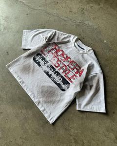 T-shirts pour hommes 100 % haute qualité, design sérigraphié 2026, fabriqués en usine, vente directe, emballage personnalisé - Product Image 1