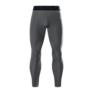Nouveau design Legging homme coupe ajustée Collant de compression athlétique Léger Respirant Polyester/Coton pour l'entraînement cardio et la gym - Product Image 4