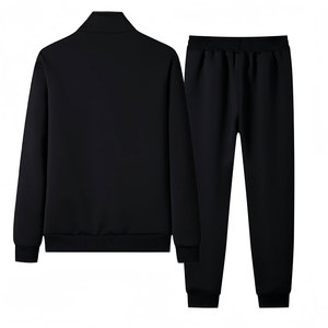 Solid Color Sportswear <b>Men</b> Tracksuits Autumn <b>Men's</b> Hooded Pants Tracksuit Sweatshirt Casual Male Set <b>Top</b> Quality Tracksuit - Product Image 2