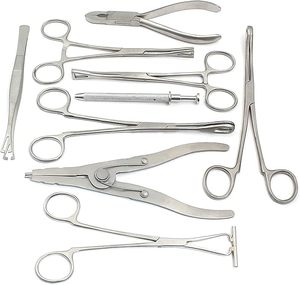 Kit d'outils professionnels en titane pour l'insertion de piercings, outils d'insertion de bijoux en acier inoxydable - Product Image 3