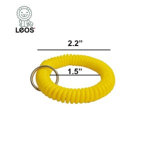 Wrist Coil Wrist Keychain Colorful Stretch <b>Key</b> <b>Chain</b> for Gym Pool beach office ID Badge - Product Image 2