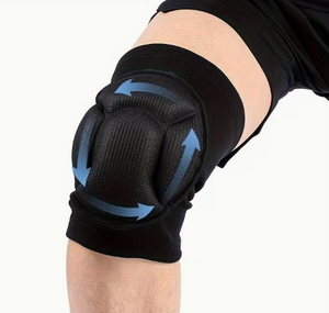Genouillères HAWK SPORTS INDUSTRIES avec rembourrage en éponge, genouillères confortables unisexes, genouillères en nylon hautement élastiques pour le volley-ball - Product Image 4