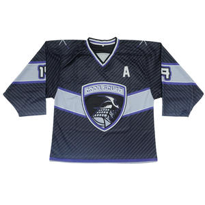 Nuevo Diseño, Precio Económico, Jersey de Hockey sobre Hielo Personalizado con Logotipo, Sublimación, Poliéster/Algodón, Secado Rápido, Servicio OEM para Hombre - Product Image 1