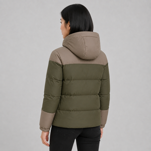 Nouvelle arrivée : Doudoune matelassée chaude pour femme, manteau d'hiver à fermeture éclair intégrale avec capuche, vêtement d'extérieur décontracté - Product Image 2