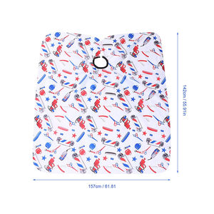 Capa de Peluquería Desechable 100% Poliéster, Antiestática, Ligera e Impermeable, con Logotipo Personalizado - Venta Directa de Fábrica - Product Image 6