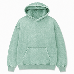 Sweat-shirt à capuche délavé à l'acide, coupe classique, unisexe, décontracté, 100% coton, imperméable, nouveau modèle, vêtements de rue pour hommes, saison hivernale - Product Image 3