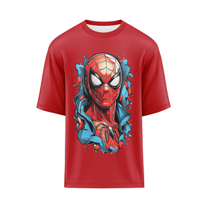 เสื้อยืดโอเวอร์ไซส์พิมพ์ลายความละเอียดสูงสำหรับผู้ชาย ผ้าฝ้ายคุณภาพสูง พิมพ์ลายความละเอียดสูงตามสั่ง ทรงโอเวอร์ไซส์ สวมใส่สบาย คอกลม - Product Image 6