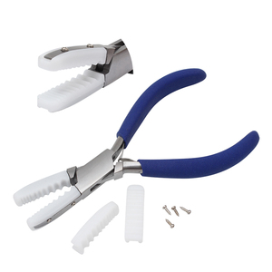 175mm Tube Holding Plier with Nylon Jaws Spring Matt <b>Foam</b> Handles DIY Circlip Crimping Tool for Jewelry Fishing OEM Customizable - Product Image 1