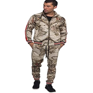 Qualité supérieure Dernière conception Mode Hommes Camouflage Manches Longues Hoodies Pantalon Ensemble Survêtements Joggers 2 Pièces Camo Sport Costume - Product Image 1