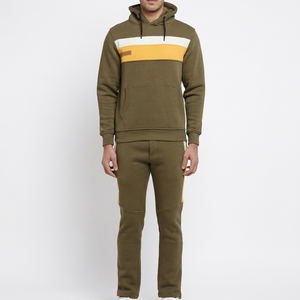 Chándal con Capucha para Hombre, Color Sólido, Manga Larga, Ropa Casual, Transpirable, Poliéster y Algodón, Otoño, Corte Regular - Product Image 5