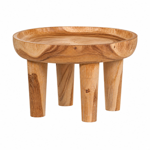 Wholesale Premium <b>Solid</b> Suar <b>Wood</b> Modern Organic Vessel Coffee Table Honey Finish 4-Leg Sculpt Indonesian Non-Foldable Living - Product Image 3